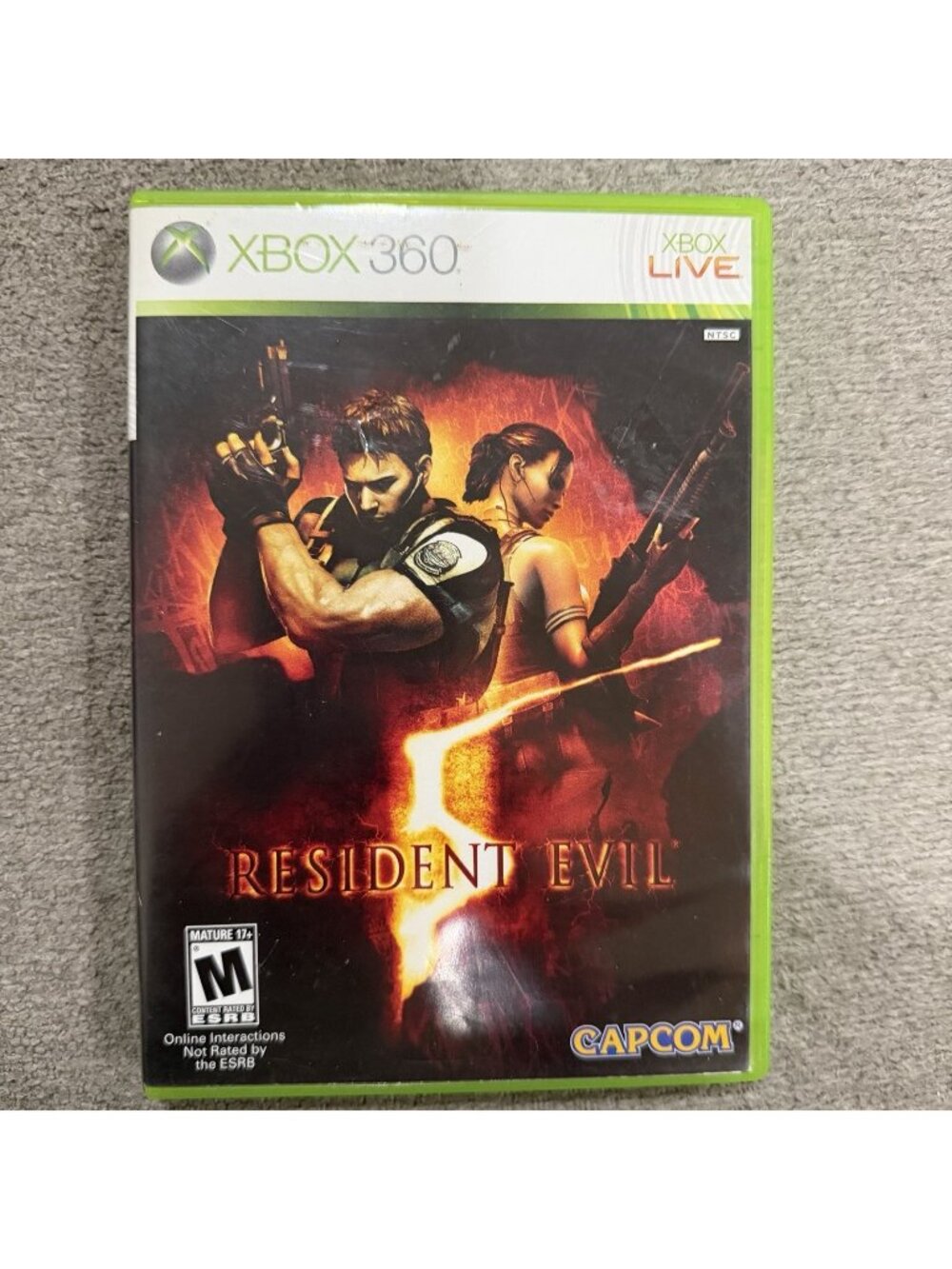 Resident Evil (Microsoft Xbox 360) Complete W/Manual Rated M Online Multiplayer
